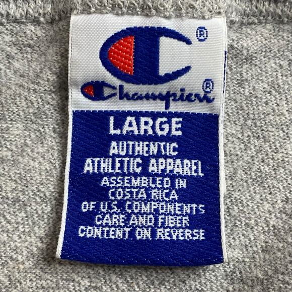 Vtg 90s Michigan State Basketball T-Shirt Gray MSU Spartans Mens Large Champion - Picture 3 of 12